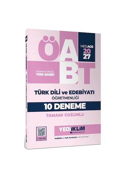 Yediiklim 2027 Meb Ags Öabt Türk Dili Ve Edebiyatı Öğretmenliği Tamamı Çözümlü 10 Deneme