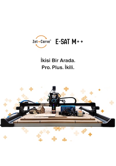 Zetcarve E-sat M Plus Router Ve Lazer 90x120 10 Watt