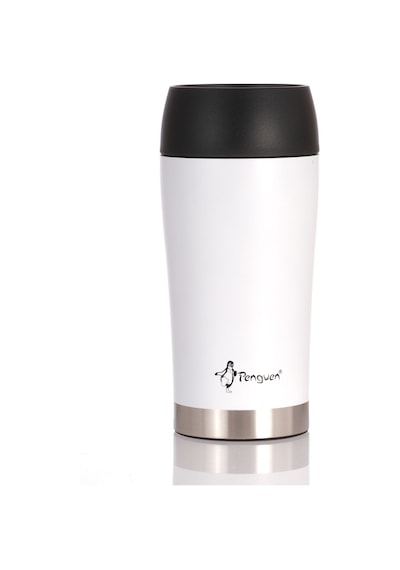 Penguen-3024 Beyaz Mug Termos 300ml Beyaz