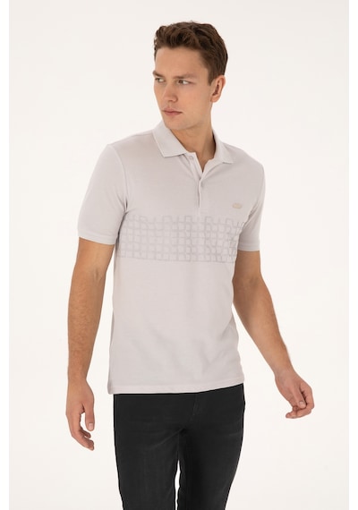 U.S. Polo Assn. U.s. Polo Assn. Erkek Taş Tişört 50324789-vr049 Taş Rengi