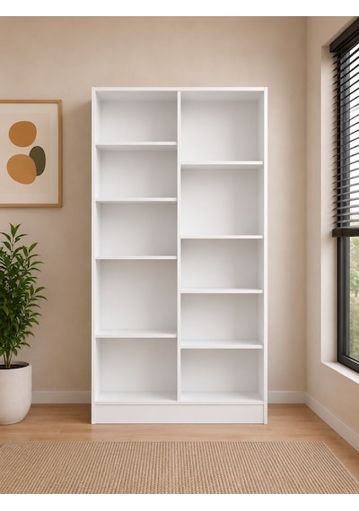 Devrim Çok Amaçlı Dolap,10 Raflı, 2 Kapaklı Mutfak Dolabı Kiler Dolabı Banyo Dolabı Beyaz Devrim Çok Amaçlı Dolap,10 Raflı, 2 Kapaklı Mutfak Dolabı Kiler Dolabı Banyo Dolabı Beyaz
