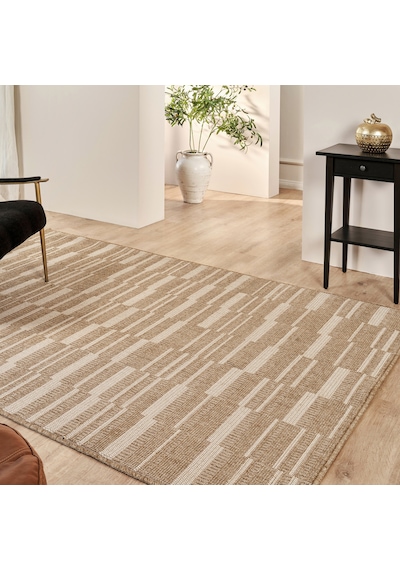 Kaşmir Halı Kilim Jüt Ravon White 160x230 Cm Beyaz