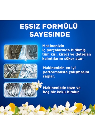 Çamaşır Makinesi Temizleyici & Koruyucu Kireç Önleyici Limon Ferahlığı 500ml