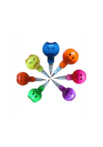 10 Adet Kur'an Kursu Hatırası Emoji Yumurtlayan Kurşun Kalem Tebrik Kartı Hediye Seti