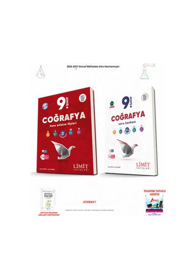 Limit 9. Sınıf Coğrafya Konu Anlatım Ve Soru Bankası 2 Kitap Seti