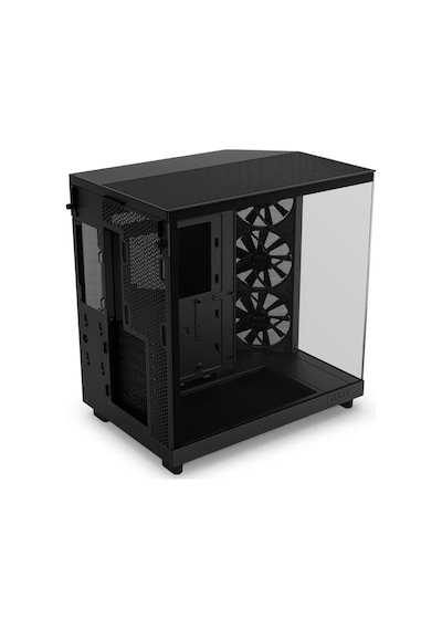 Nzxt H Series H6 Flow CC-H61FB-01 3 x 1 20 MM Atx Oyuncu Kasası Siyah