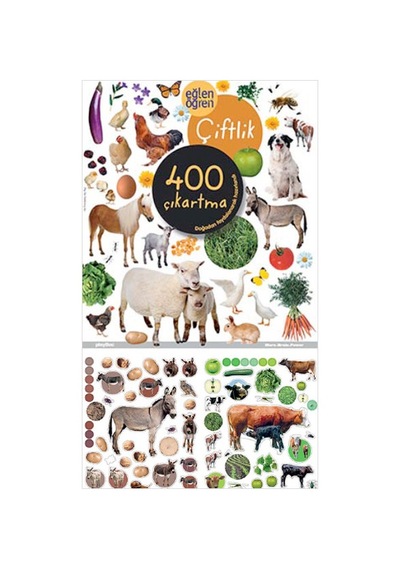 Eğlen Öğren Çiftlik 400 Çıkartma- Dstil Tasarım