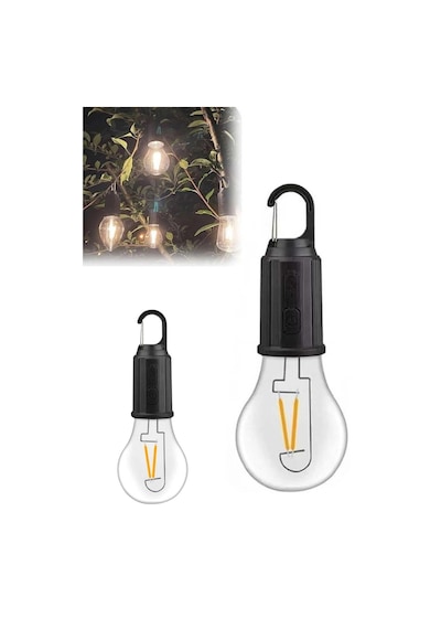 Taşınabilir Şarjlı Led Ampul Askılı Lamba Kamp Bahçe Lambası 51719489