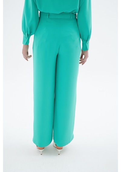 Senna Clover Pantolon Yeşil Yeşil