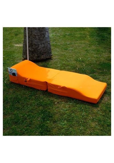 Sunbed Ultimate Comfort Katlanır Şezlong Minder Turuncu