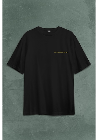 Freddie Mercury Eagle Rock Queen We Are The Champion Sırt Ön Baskılı Oversize Tişört Unisex T-shirt 001