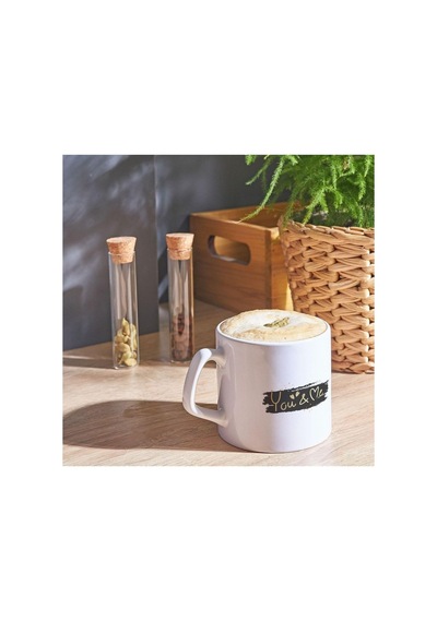 Sevgiliye Özel You & Me Baskılı Kahve Kupası Kupa Bardak Beyaz - Çok Renkli