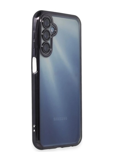 Samsung Galaxy A35 5g Uyumlu Kılıf Lensli Silikon - Mor