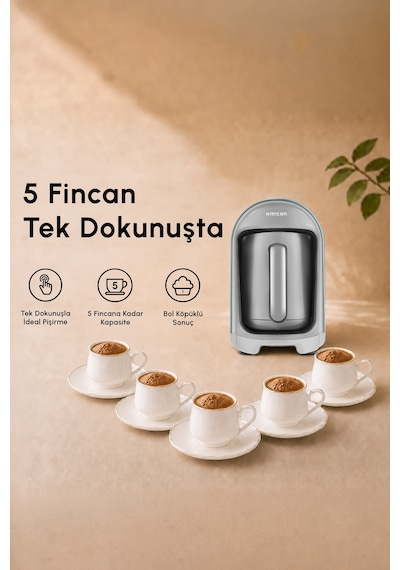 Emsan Kumda Türk Kahve Makinesi Tiffany Blue