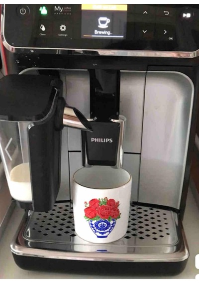 Blue Blanc Kırmızı Gül Espresso, Double Türk Kahvesi Fincanı Çok Renkli