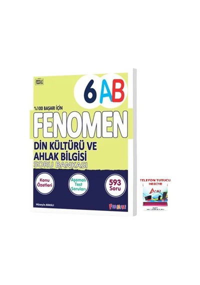 Fenomen 2025-2026 6. Sınıf Din Kültürü A Ve B Sebiyesi %100