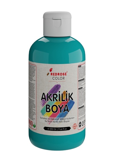 Red Rose Turkuaz Akrilik Boya 250 G