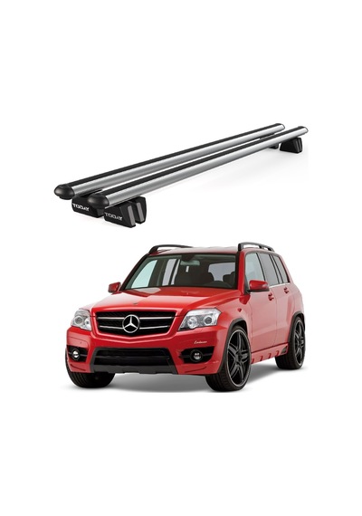 Pençe Mercedes-benz Glk Ara Atkı X204 2008-2015 Uyumlu Gri Ara Atkı Port Bagaj Tavan Barı