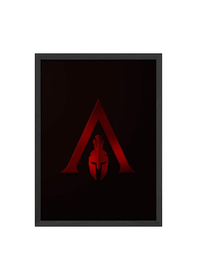 Assassin's Creed Siyah Ahşap Çerçeveli Poster, Dekoratif Oyun Duvar Tablosu