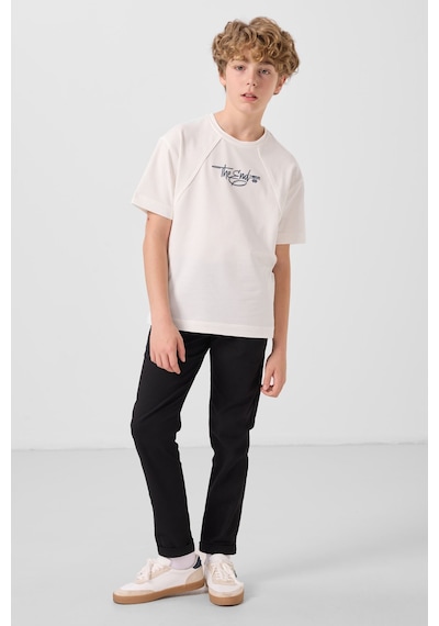 Tommy Life Standart Fit 2li Paket Siyah-taş Erkek Çocuk Chino Pantolon - 11272 Siyah - Antrasit