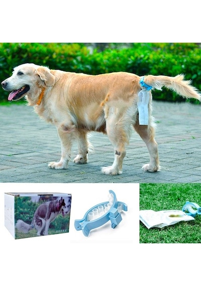 Köpek Kuyruğa Takılan Dışkı Toplama Mandalı (20 Ad Torbalı)