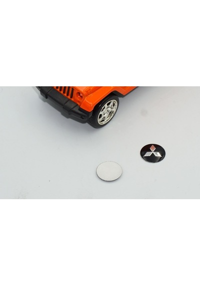 Mitsubishi Oto Anahtar 3M Metal Alaşım Logo 2Li Set