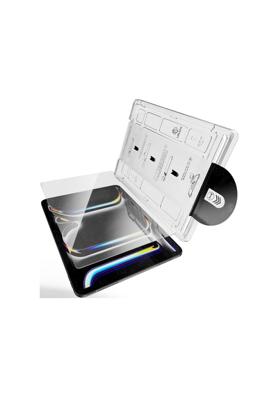 Tablet İle Uyumlu Ekran Koruyucu, Hizalama Aparatlı Kolay Kurulum, Hd Şeffaf Temperli Cam, 9h Dayanıklı, Hassas Dokunmatik 1, İpad Air 11-inch M4/m3/m2 2026/2025/2024