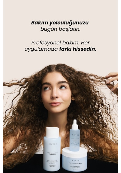 Matsu Deep Hydrating Nem Şampuanı 350 ml | Kuru & İnce Telli Saçlar