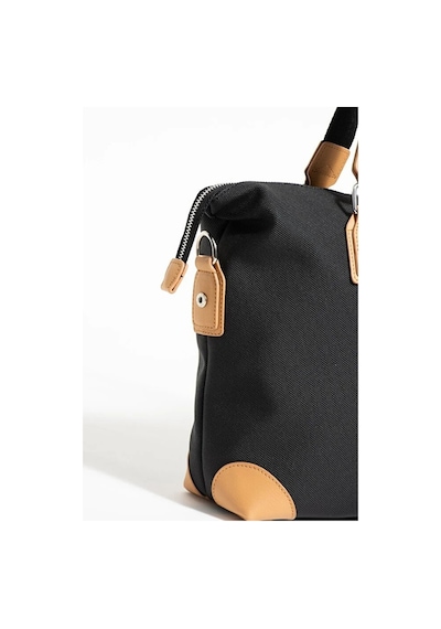 Just Polo Kadın Spor Model Ayarlanabilir Askılı Büyük Boy Şık El & Omuz Çantası Shoulder Bag Siyah - Taba 75293295
