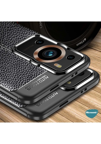 Microsonic Huawei P60 Pro Kılıf Legion Series Siyah