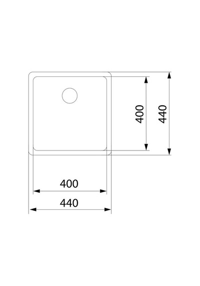 Teka Be Lınea Pureclean 40.40 Paslanmaz Çelik Tezgahaltı Eviye 40 CM - 115000064