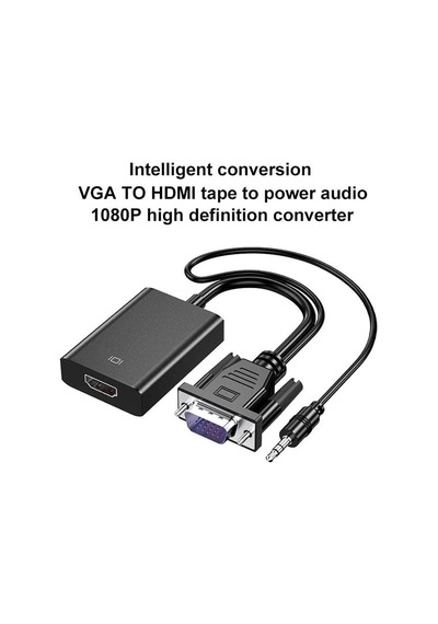 Tr Apera Gn-86 1080p 60hz Vga To Hdmı Çevirici Adaptör Ses Kablosu Dahil Genel