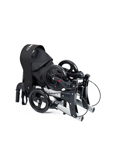 Comfort DM9102 Tekerlekli Yürüme Desteği Frenli Yürüteç Rollatör Yaşlı Oturaklı Yürüme Boy Ayarlı