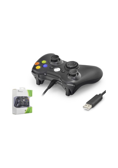 Gamepad Pc Xbox 360 Uyumlu Kablolu - Siyah Nd506b