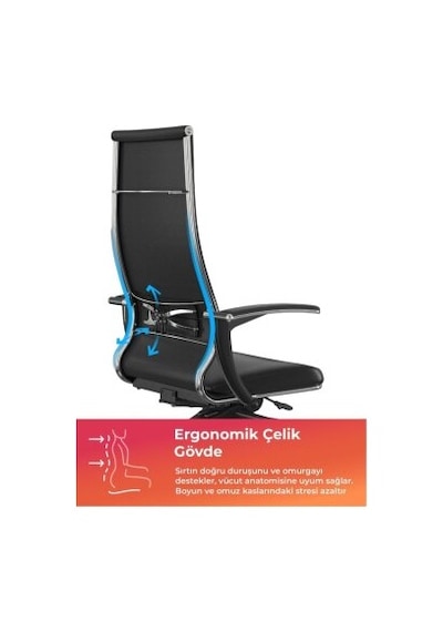 Samuraı Infınıty Siyah Yönetici Makam Koltuğu