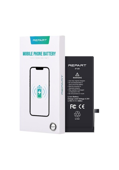 İphone Xr Uyumlu Güçlendirilmiş Yüksek Kapasite Batarya - 3550 Mah