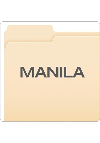 Dosya Klasörü, Mektup Boyutu, 1/3 Kesim, Manila, Kutu Başına 250 Adet 752250