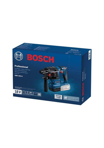 Gbh 185-lı Akülü Sds-plus Kırıcı Delici 18 Volt, Solo, 1,9 J, Betonda Delme Çapı: 22 Mm, Karton Kutuda, Akü Dahil Değildir