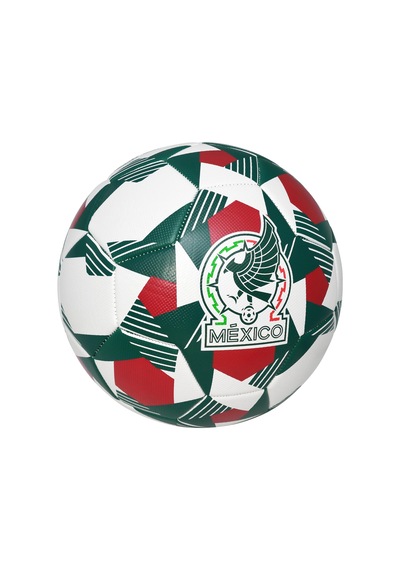 Icon Sports Resmi Lisanslı Meksika Milli Takımı Beden 5 Futbol Topu Prizma, Beyaz
