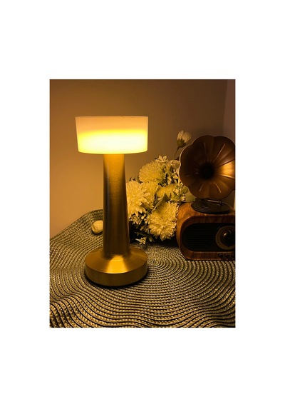 Altın Renk Denver Şarjlı Masa Lambası Ct-8436 Gold