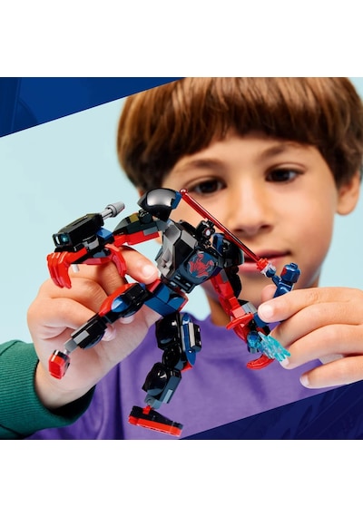 LEGO® ǀ Marvel Miles Morales Robotu, Örümcek Adam 2099’a Karşı 76337 - 6 Yaş ve Üzeri Çocuklar için Oyuncak Yapım Seti (135 Parça)