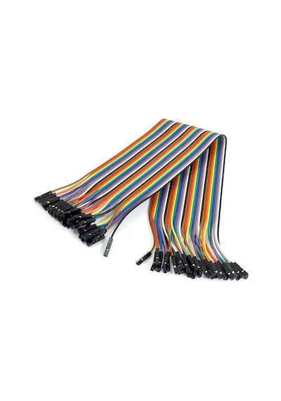 20cm 40 Pin Dişi Dişi Dupont Kablo Breadboard Atlama Kablosu Jumper Kablo