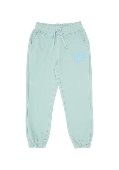 U.S. Polo Assn. Kız Çocuk Mint Simli Baskı Detaylı Jogger Eşofman Altı 50316849-VR090 U.S. Polo Assn. Kız Çocuk Mint Simli Baskı Detaylı Jogger Eşofman Altı 50316849-VR090