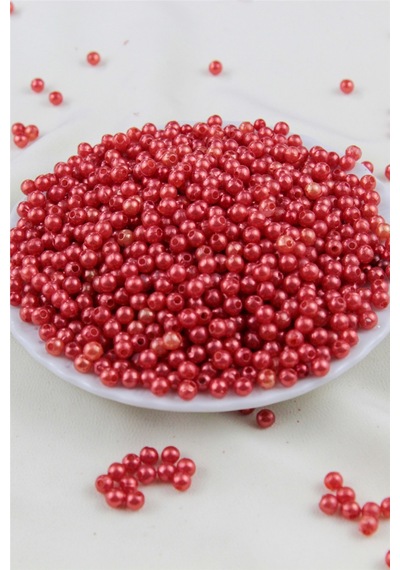 5 Mm İki Renk Karışık Turuncu İnci Boncuk 30 Gr Kolye, Bileklik, Küpe Ve Takı Yapımı