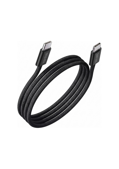 Ven-dens Vd-dca04 60 W Pd Type-c To Type-c Manyetik Hızlı Şarj Ve Veri Kablosu, 1 Metre, Siyah