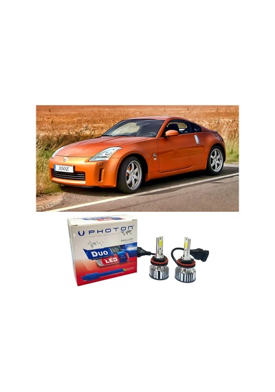Nissan 350z Kısa Far Ampulü H7 Duo Yeni Seri Beyaz 2003-2009