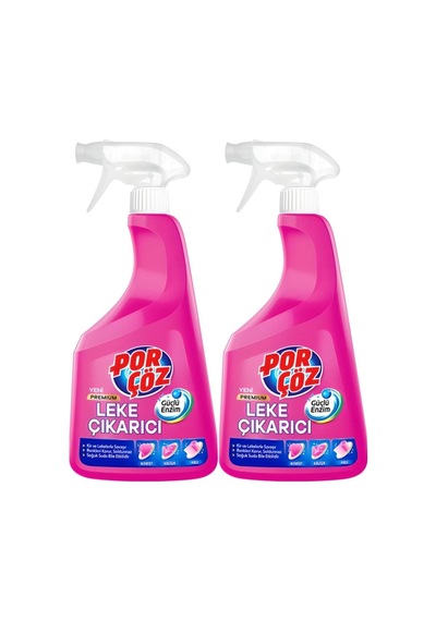 Porçöz Leke Çıkarıcı Sprey, 2'li Paket, 2x750 Ml