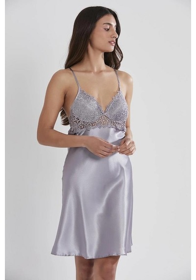 Pierre Cardin Kadın Gecelık 6955 Saten Kaplı 6lı Set 001