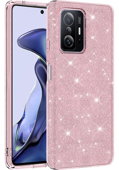 Xiaomi Uyumlu Mi 11t 5g Kılıf Zore Parıltılı Simli Shining Silikon