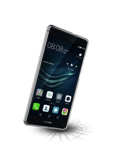 Huawei P10 Lite İle Uyumlu Kılıf Şeffaf Esnek Silikon Telefon Kılıfı Kapak